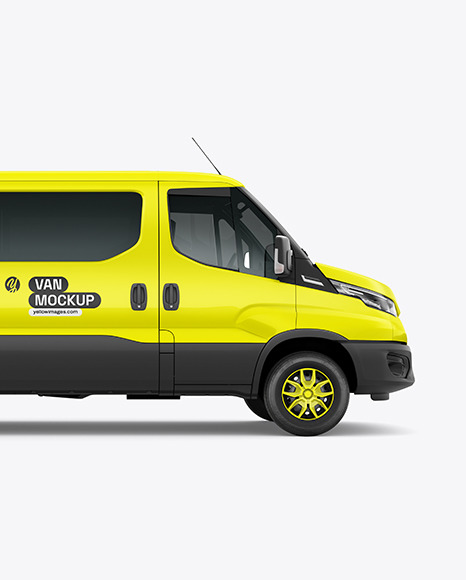 Panel Van Mockup - Side View