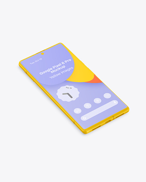 Clay Google Pixel 6 Pro Mockup