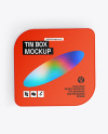 Matte Tin Box Mockup