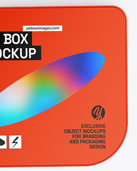 Matte Tin Box Mockup