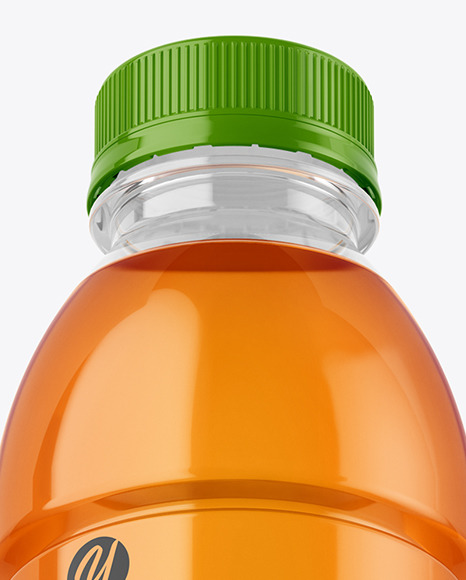 PET Bottle in Shrink Sleeve Mockup