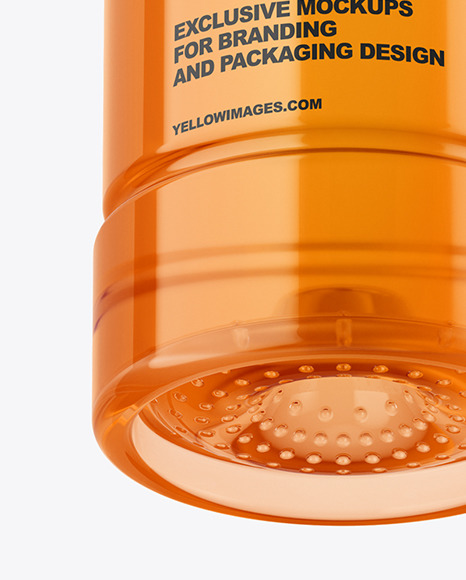 PET Bottle in Shrink Sleeve Mockup