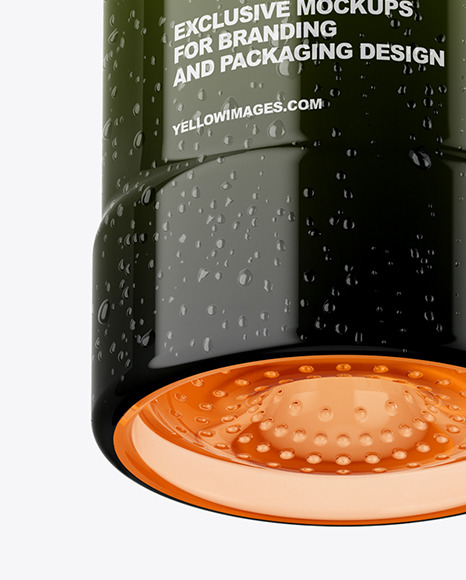 PET Bottle in Shrink Sleeve Mockup