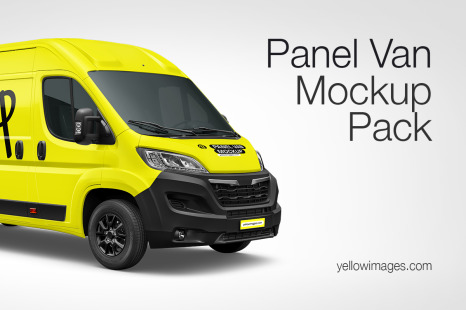 Panel Van Mockup Pack