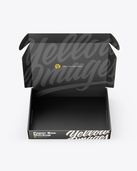 Opened Box Mockup