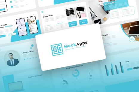MockApps - Mobile App &amp; SAAS PowerPoint Template