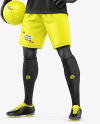 Soccer Player Mockup - Half Side View
