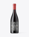 Red Wine Bottle Mockup