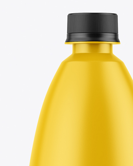 Matte Plastic Bottle Mockup