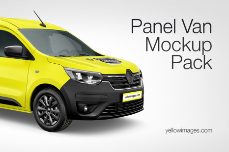 Panel Van Mockup Pack