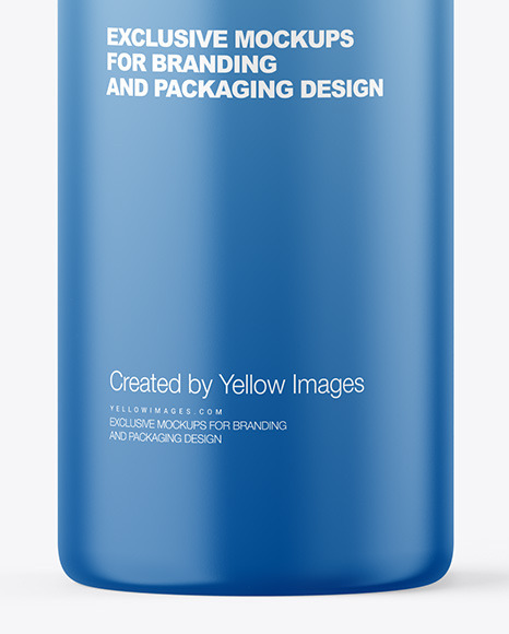 Matte Spray Bottle Mockup