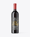 Red Wine Bottle Mockup