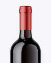Red Wine Bottle Mockup