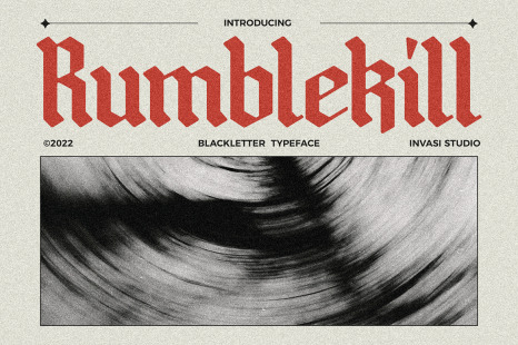 Rumblekill - Rounded Blackletter