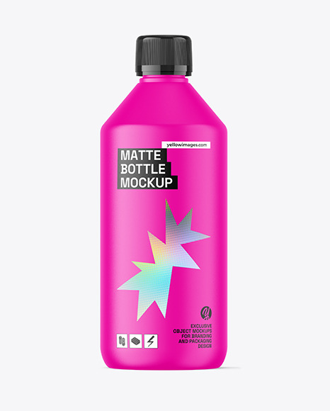 Matte Bottle Mockup