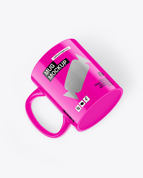 Glossy Mug Mockup