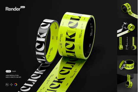 Duct Tape Mockup Set