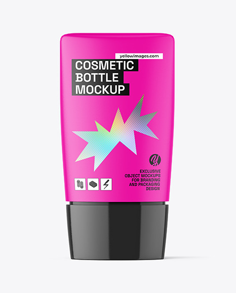 Matte Cosmetic Bottle Mockup