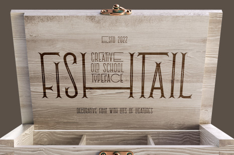 Fishtail Font and Mockup