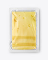 Tray With Sliced Cheese Mockup
