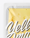 Tray With Sliced Cheese Mockup