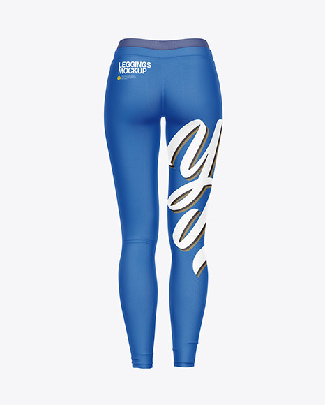 Women’s Leggings Mockup - Back View