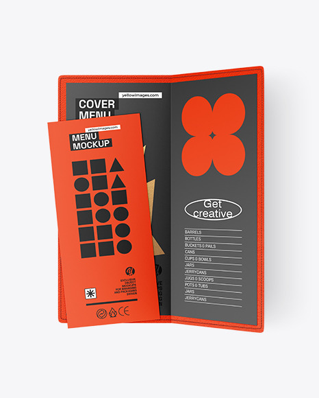 Opened Menu Mockup