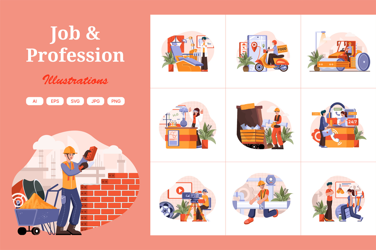 M594_Professions Illustration Pack