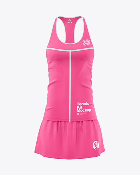 Tennis Kit Mockup - Front view