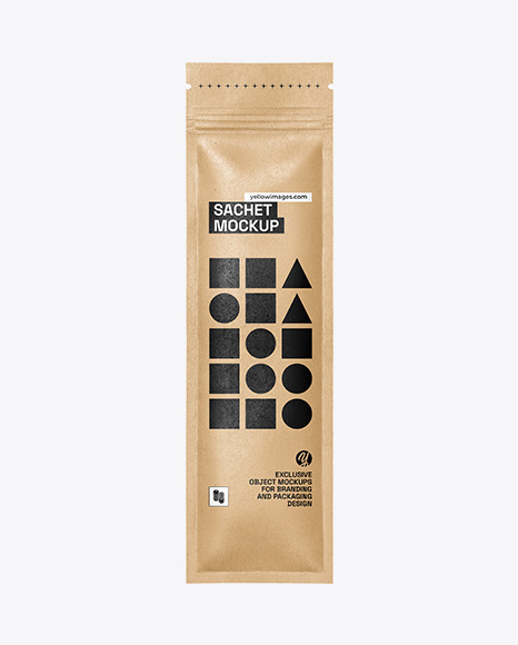Paper Sachet Mockup