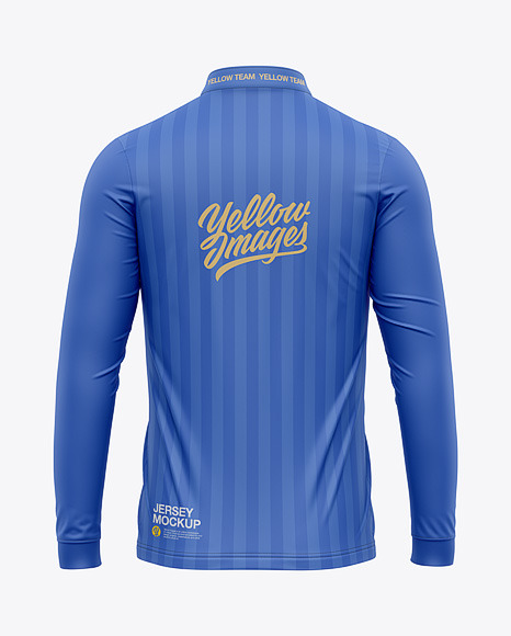 Standing Collar LS Jersey Mockup