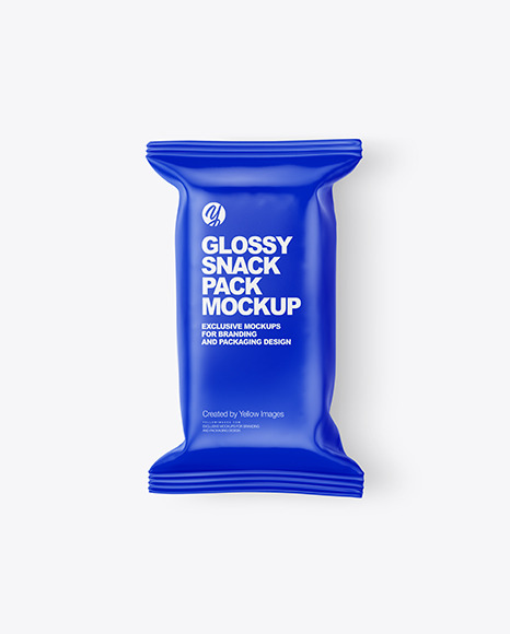 Glossy Snack Pack Mockup