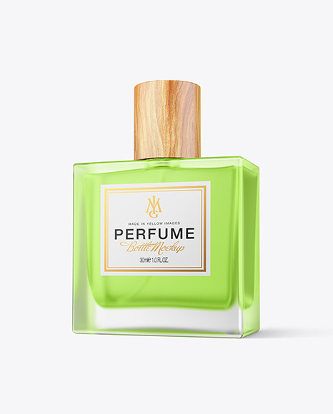 30ml Frosted Glass Perfume Bottle Mockup
