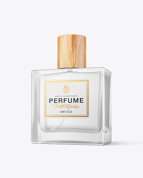 30ml Frosted Glass Perfume Bottle Mockup