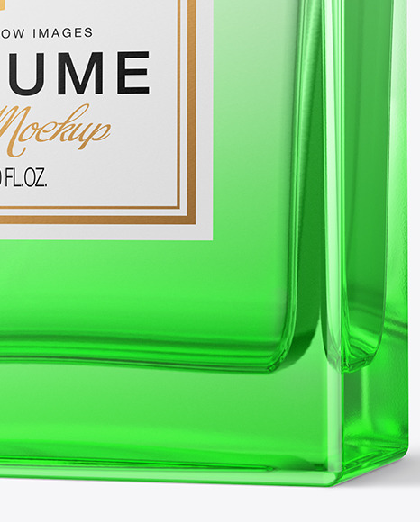 30ml Colored Glass Perfume Bottle Mockup