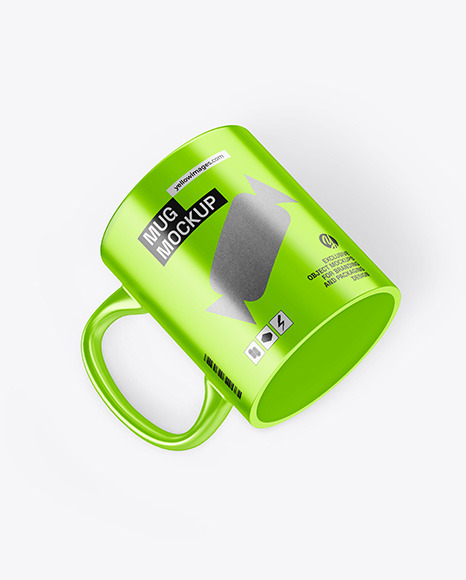 Matte Metallic Mug Mockup