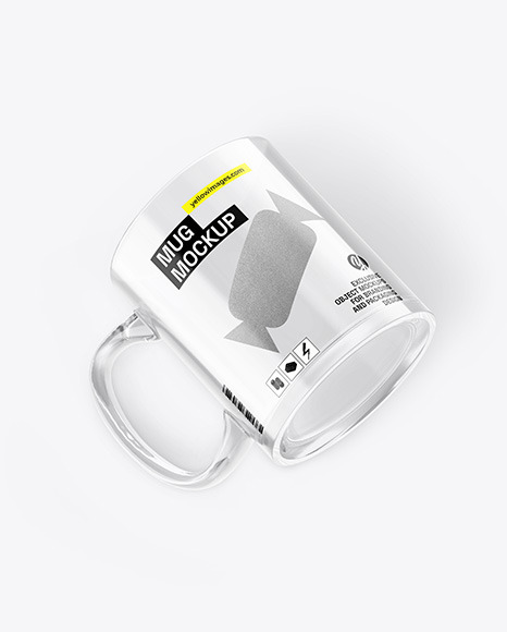 Clear Glass Mug Mockup