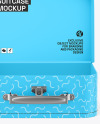 Opened Paper Suitcase Mockup