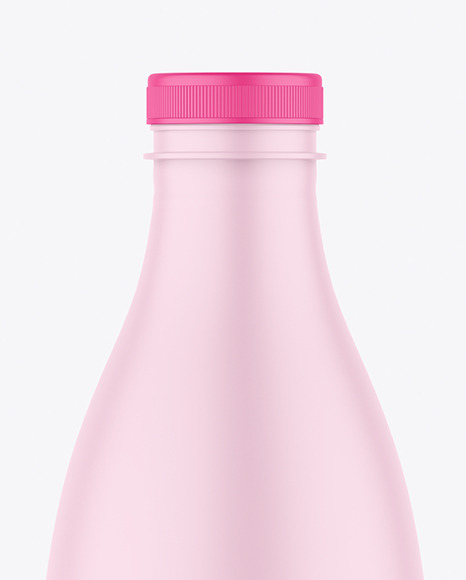 Matte Plastic Bottle Mockup - Free Download Images High Quality PNG, JPG