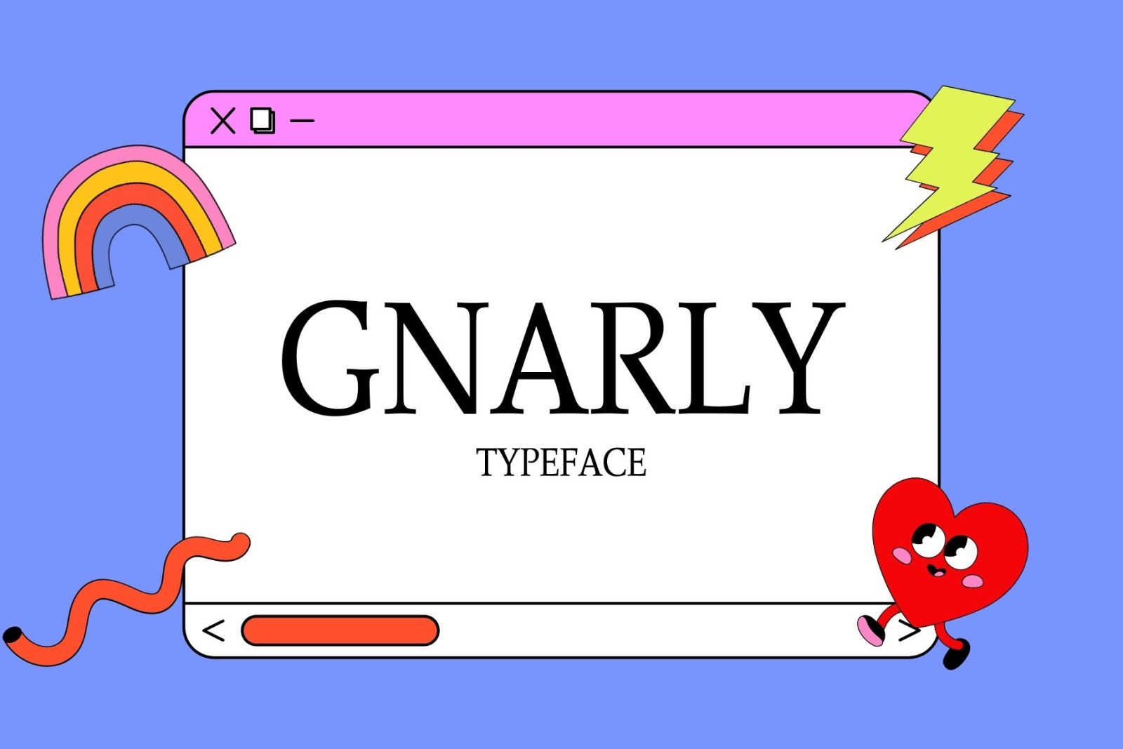 Gnarly - Nostalgic 1980s Typeface