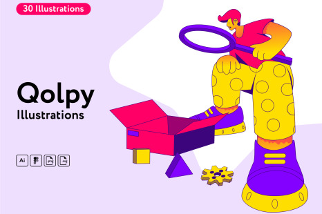 Qolpy Illustrations