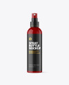 Glossy Spray Bottle Mockup