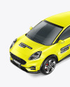 Crossover SUV Mockup - Half Side View (High-Angle Shot)