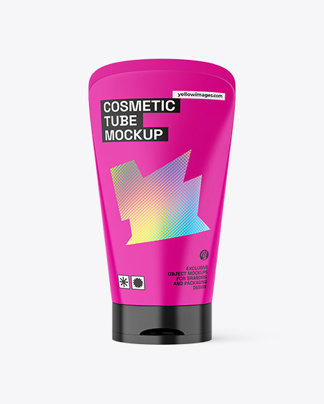 Plastic Cosmetic Tube Mockup