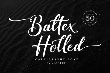 Baltex Holled / Calligraphy font
