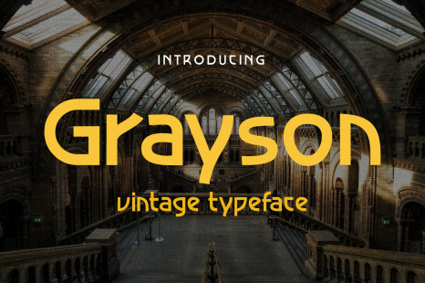 Grayson - 1940s Art Deco Typeface