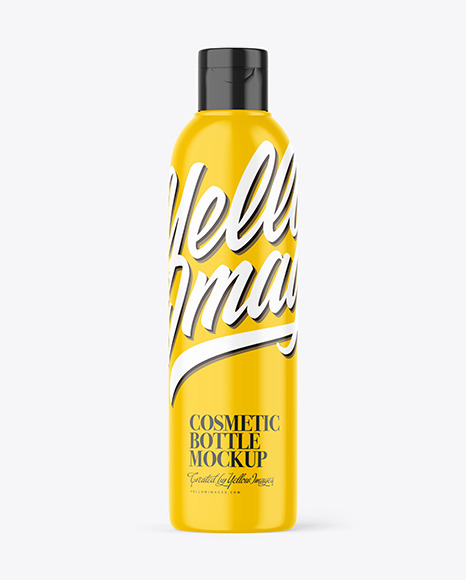 Glossy Cosmetic Bottle Mockup