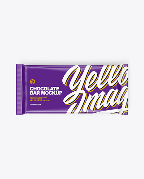 Matte Chocolate Bar Mockup