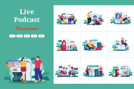 M598_Live Podcast Illustration_Part 01