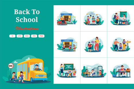M603_Back To School Illustration Pack